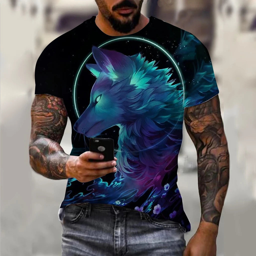 The Wolfsong Portraits — 3D Wolf Graphic Tee