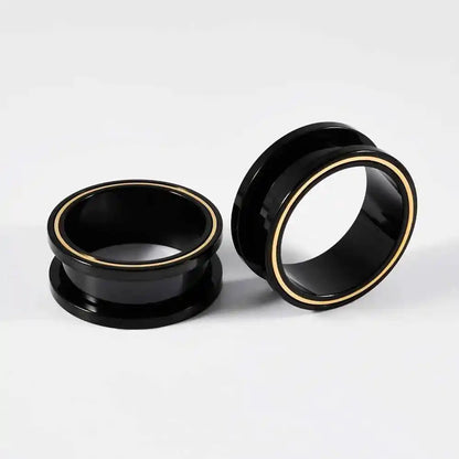 Vibrant Duo-Color Screw Ear Gauges by [Brand Name] – Elevate Your Style with Bold, Unique Designs - Pedlar's Attic