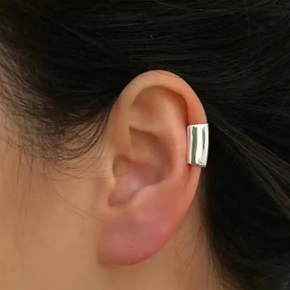 The Architecture of Defiance — Gothic Long Tube Clip Earrings