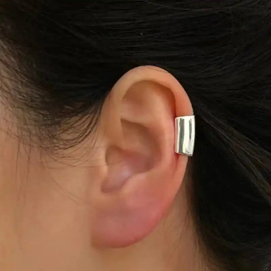 The Architecture of Defiance — Gothic Long Tube Clip Earrings