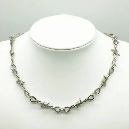 Thorns of the Untamed — Barbed Wire Gothic Choker