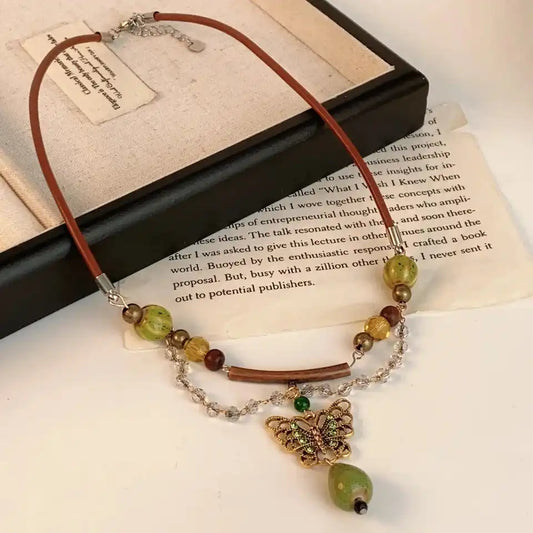 Heart of the Hollow — Fairy Pearl Heart Necklace