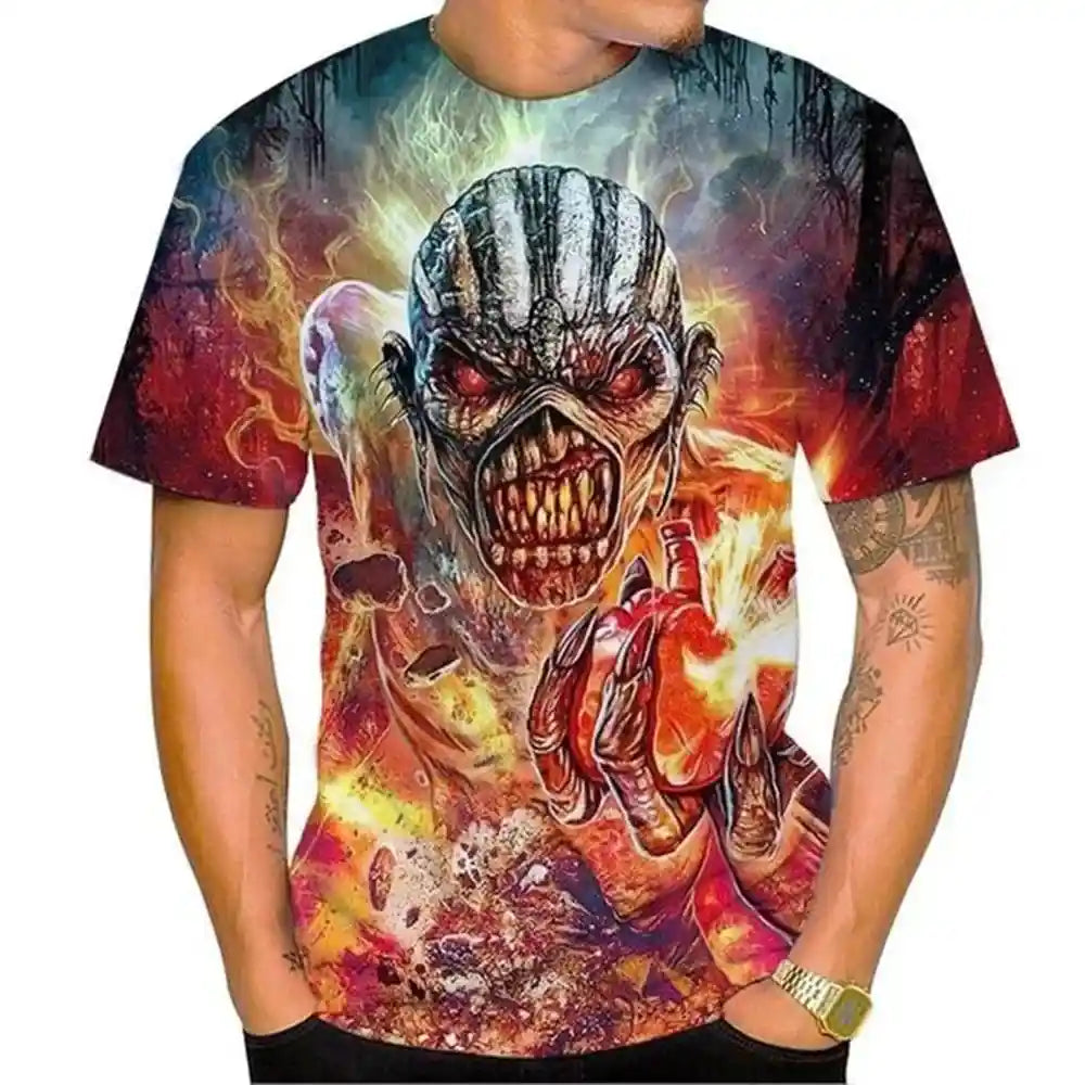 Live Dead – Rock & Metal 3D Print Tee