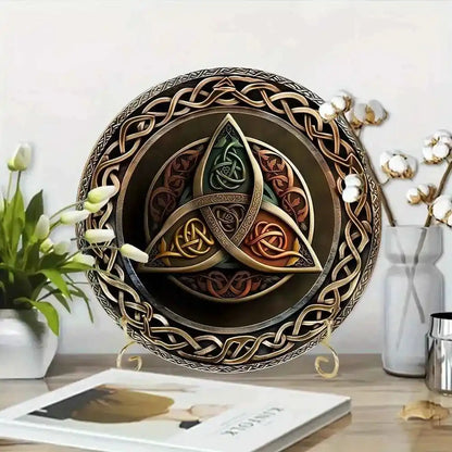 1 Piece 2D Celtic Three Curved Legs Symbol - Pedlar's Attic