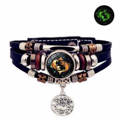 Luminous 12 Constellation Vintage Bracelet - Pedlar's Attic