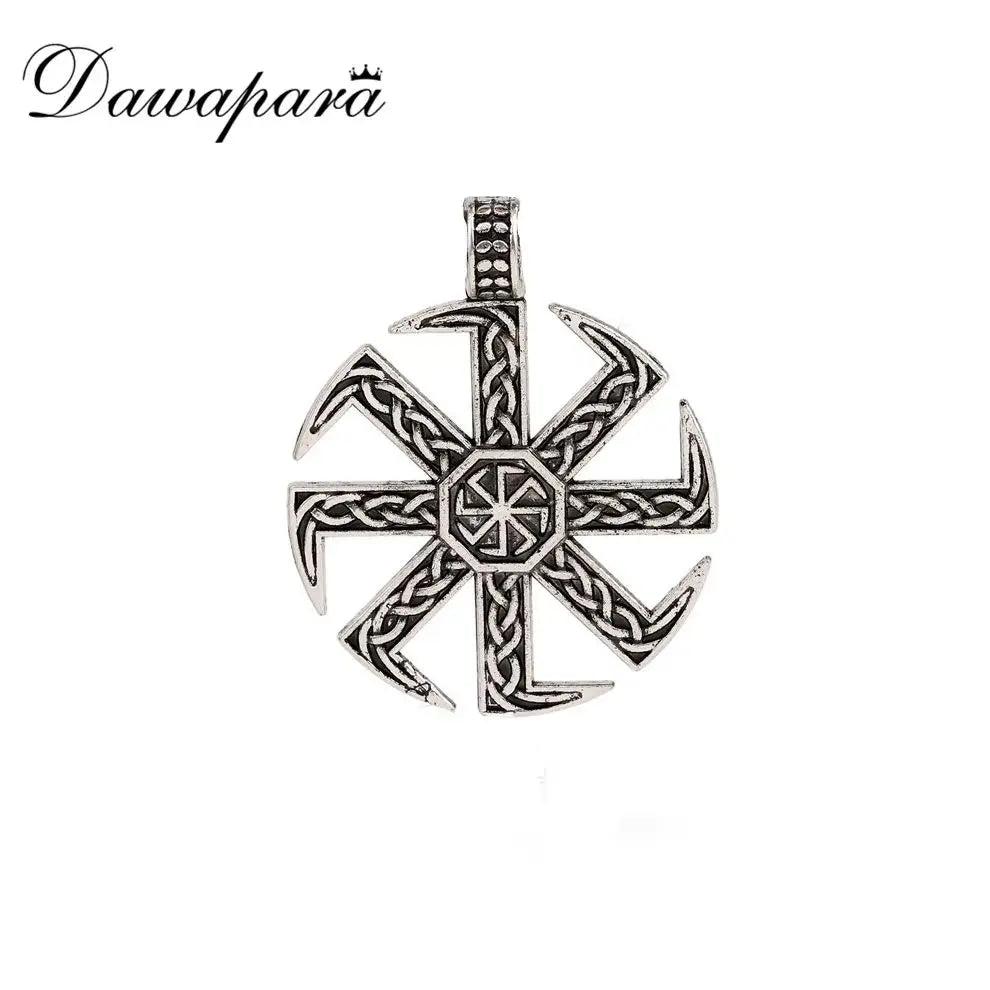 The Kolovrat — Slavic Sun Wheel Pendant