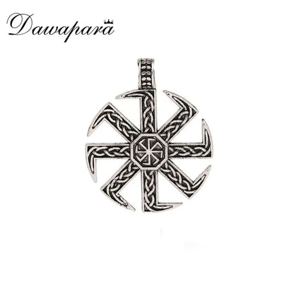 The Kolovrat — Slavic Sun Wheel Pendant