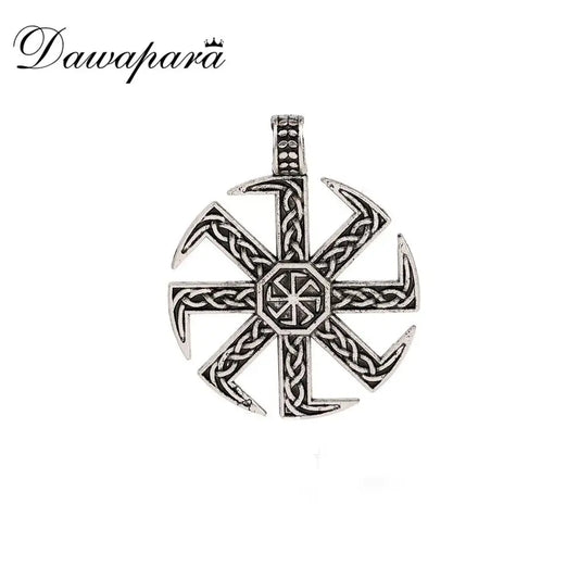 The Kolovrat — Slavic Sun Wheel Pendant