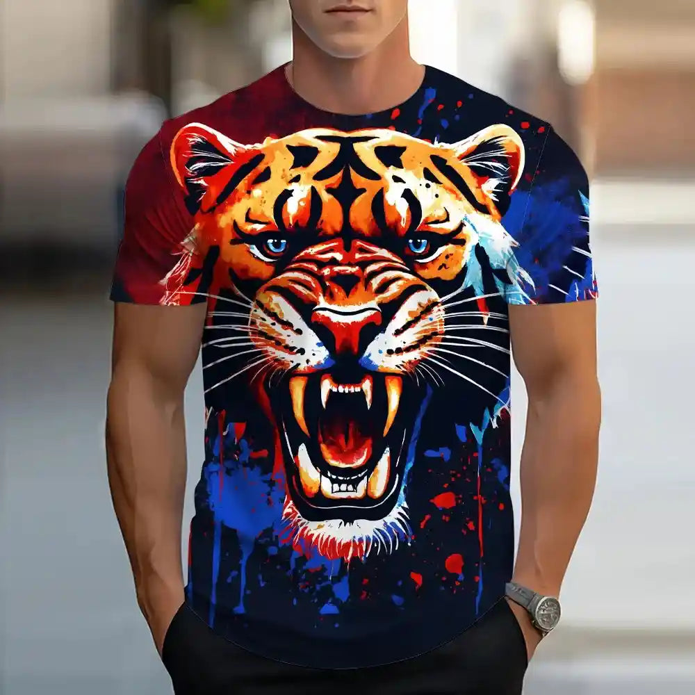 Wild Sovereign – Apex Predator 3D Print Tee