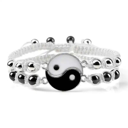 2Pcs/set Dragon Tai Chi Gossip Braided Bracelets lots of styles - Pedlar's Attic