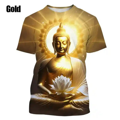 The Enlightened Path – Buddha Shakyamuni 3D Print Tee