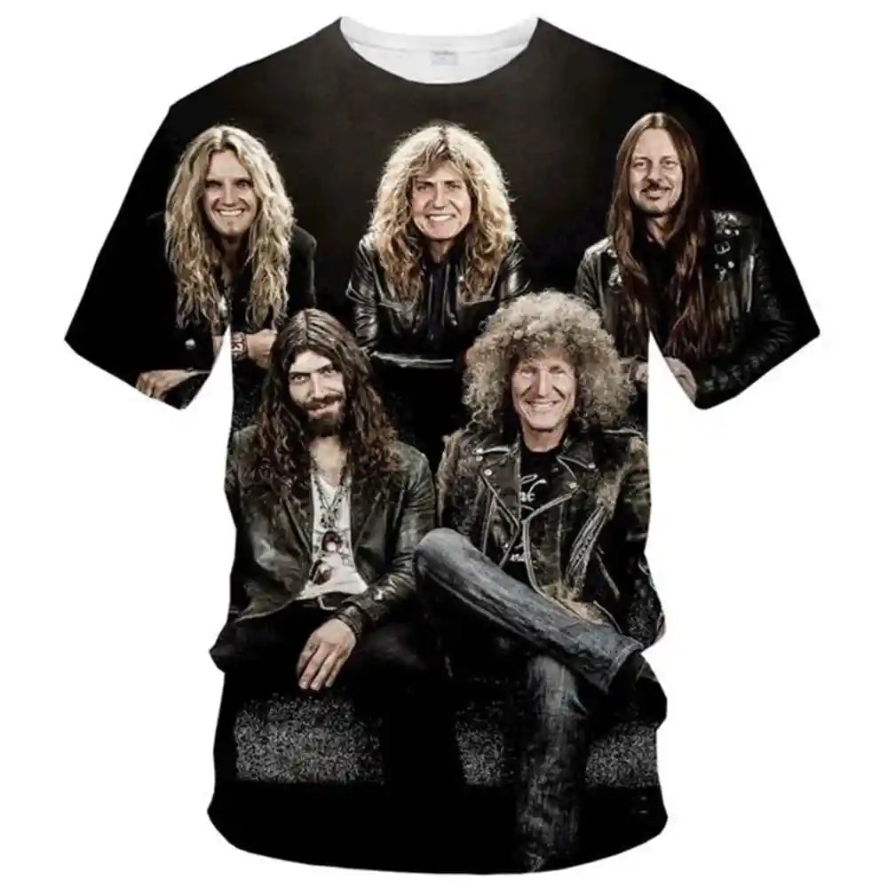 Luna's Whitesnake – The Rock Spirit 3D Tee