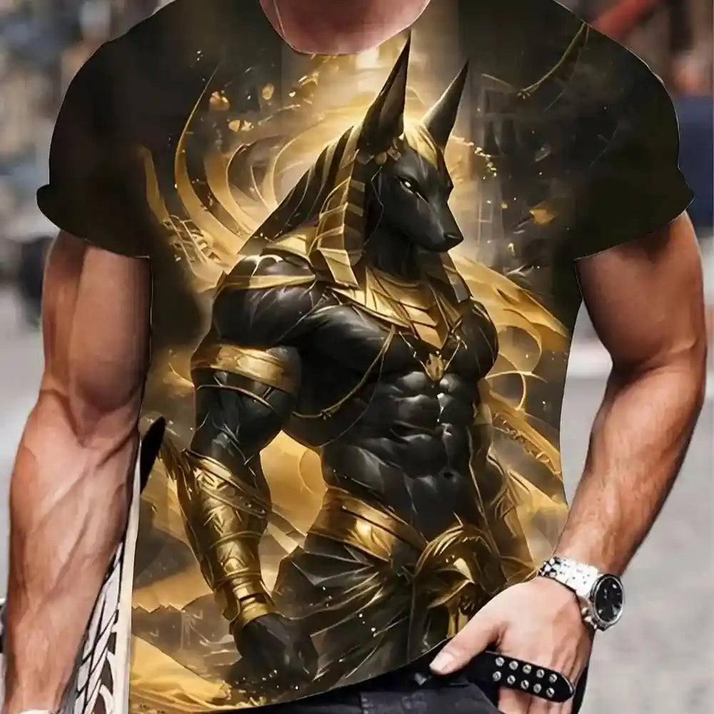 Men's Egyptian Anubis T-Shirt - Pedlar's Attic