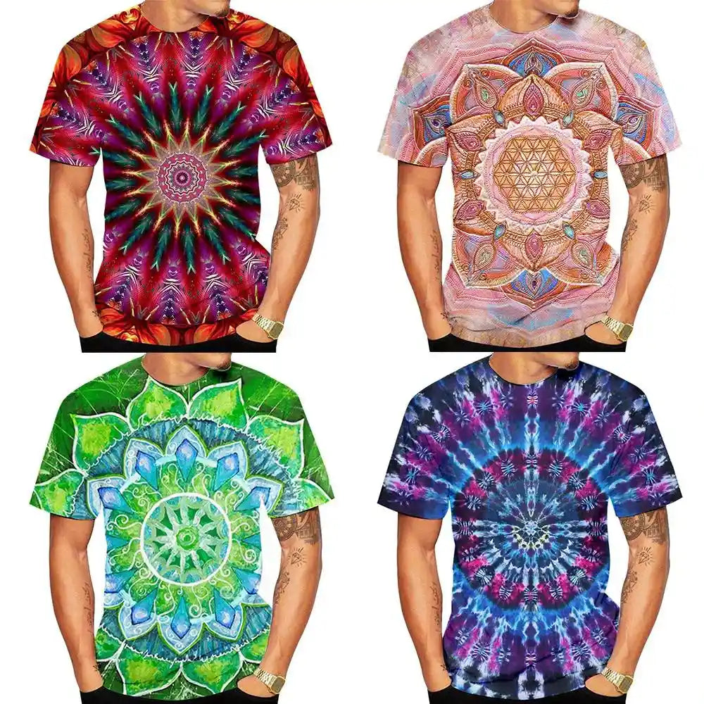 Chelle's Garden – Bohemian Mandala 3D Tee