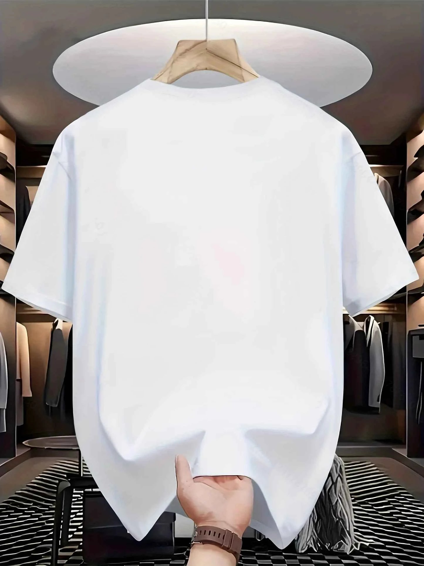 Men's Summer Casual Short Sleeve T-Shirt with Print - Breathable Round Neck Tee Unisex Streetwear Tops 2026 Graphic Pullovers