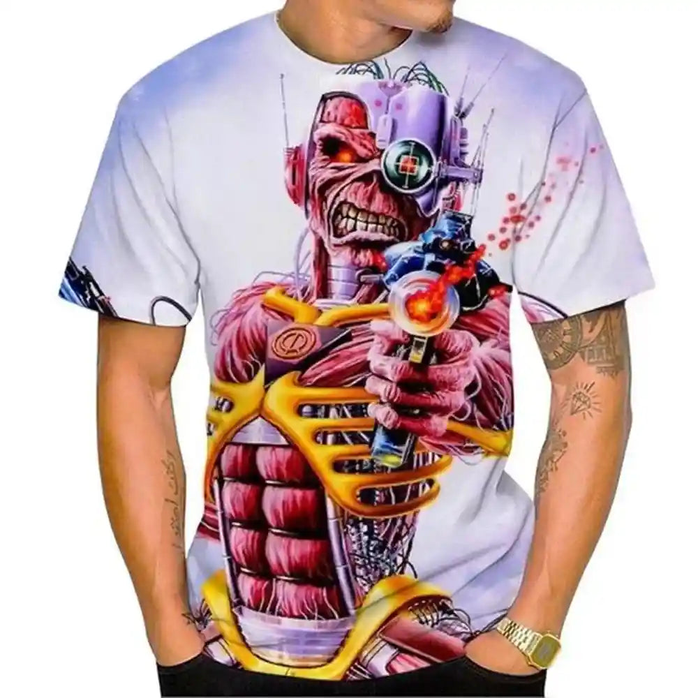 Live Dead – Rock & Metal 3D Print Tee