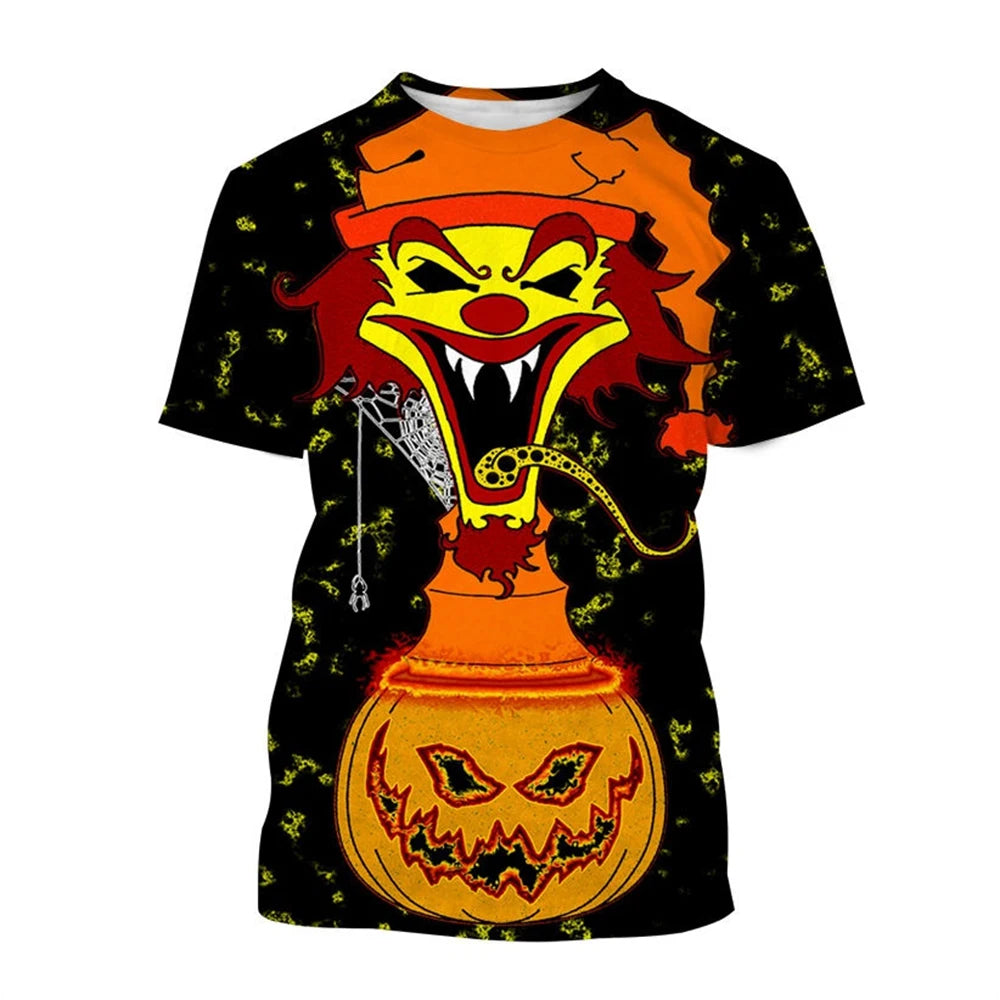 Face Paint — Crazy Clown 3D Graphic Tee