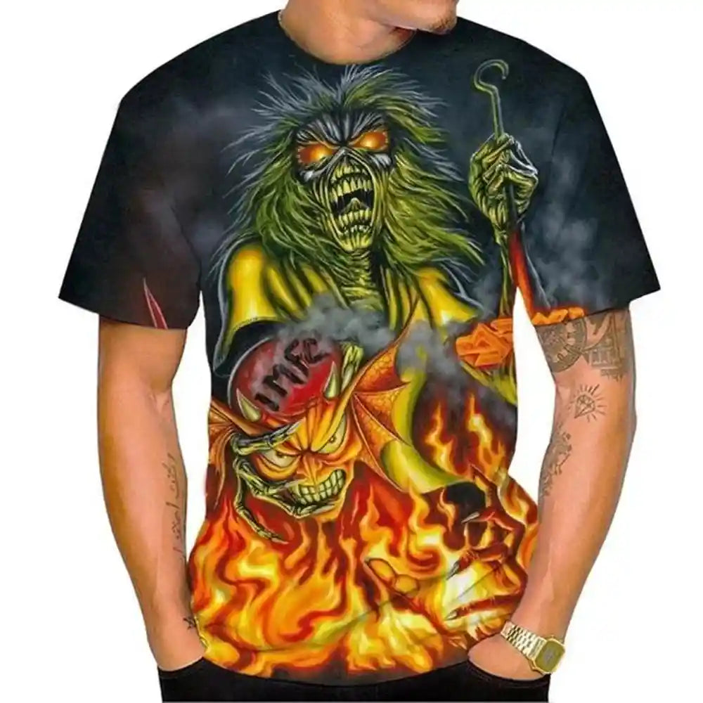 Live Dead – Rock & Metal 3D Print Tee