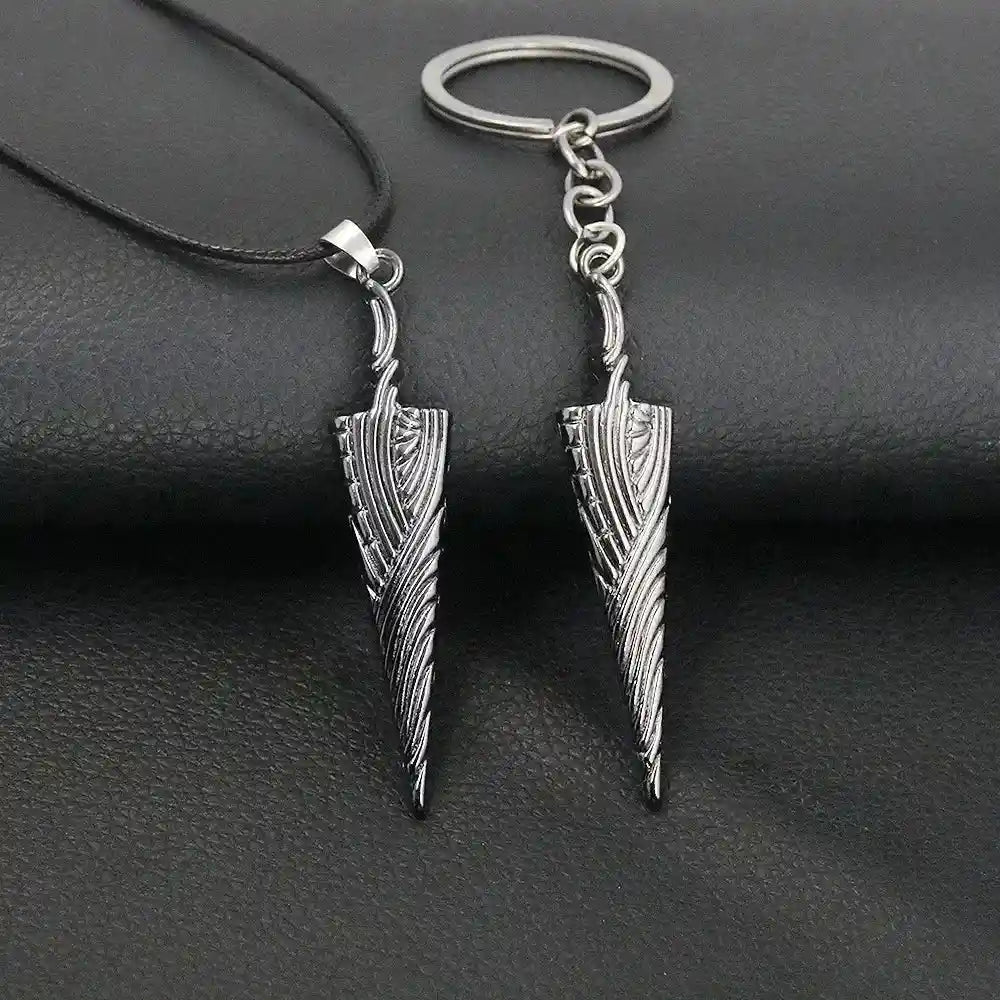 Game Hollow Knight Bone Nail Logo Necklace - Pedlar's Attic