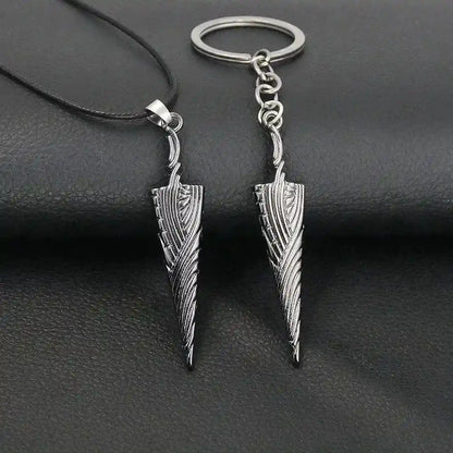 Game Hollow Knight Bone Nail Logo Necklace - Pedlar's Attic