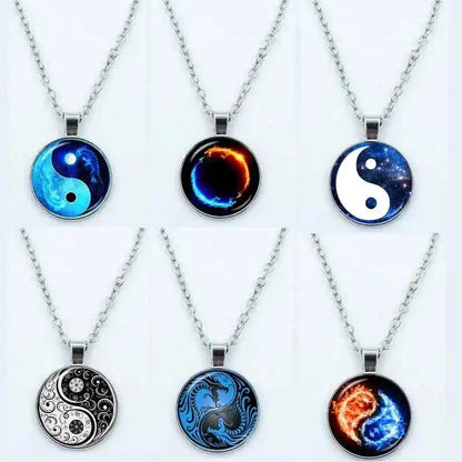 Yin Yang Tai Chi Necklace - Pedlar's Attic