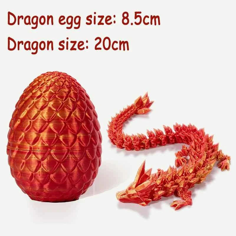 3D Printed Animals Toy Multi-joint Movable Dinosaur Snake Fidget Toy Adults Autism Stress Relief Toys Desktable Decor Kids Gift