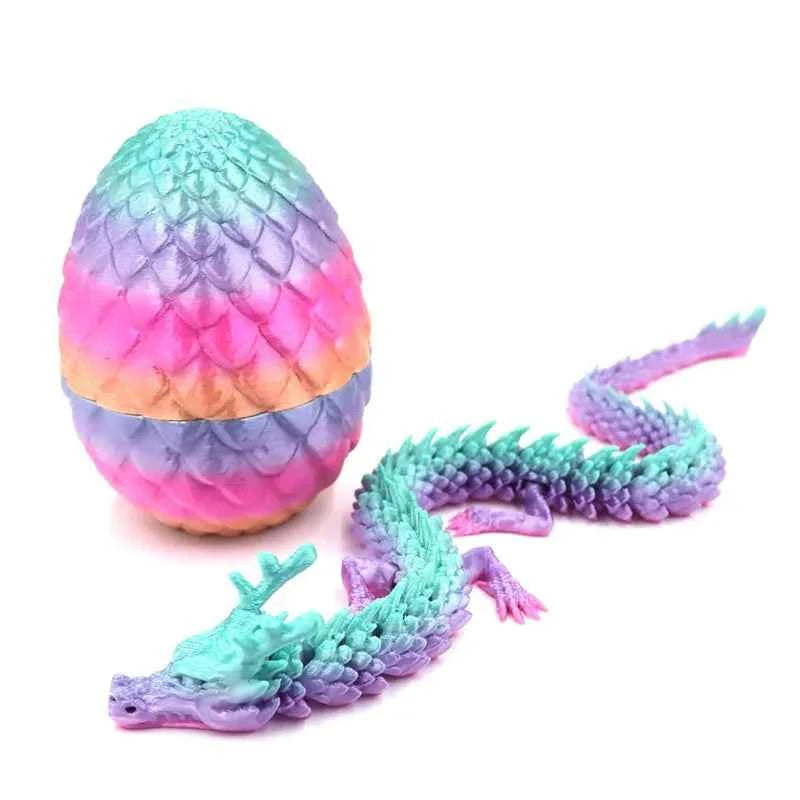 3D Printed Dragon with Egg - Pedlar's Attic