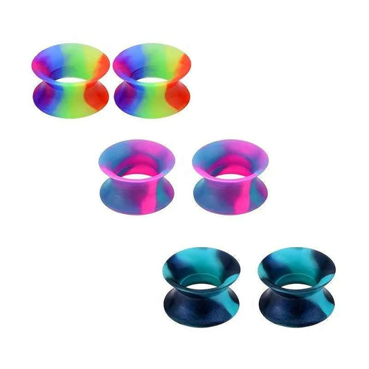 1/3 pairs Gradient Colorful Silicone Ear Plugs - Pedlar's Attic