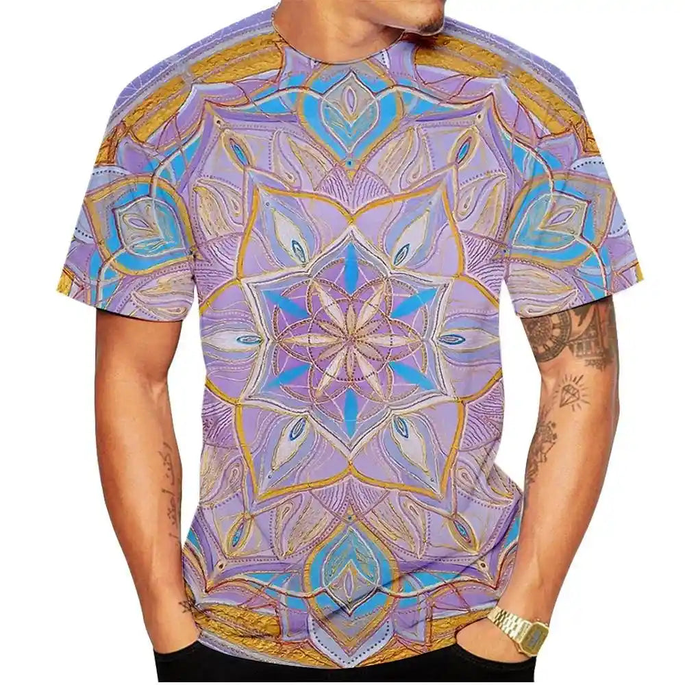 Chelle's Garden – Bohemian Mandala 3D Tee
