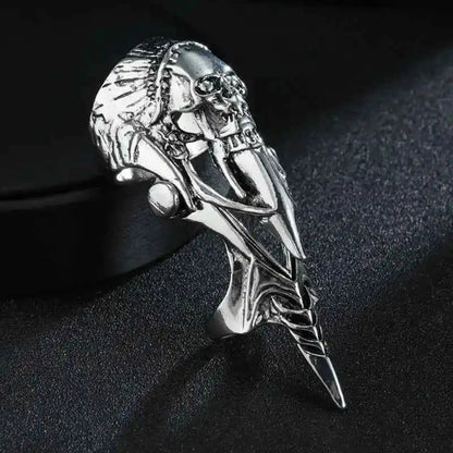 Dragon Eagle Skull Joint Knuckle Full Finger Claw Ring - Pedlar's Attic