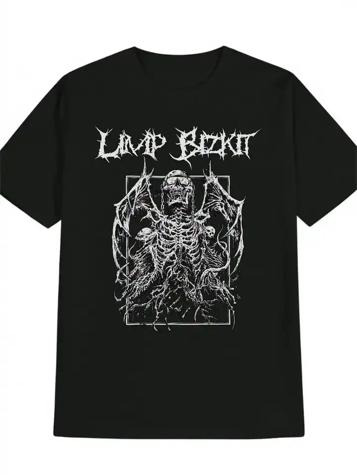 Struck by the Strange — Men's Retro Skull & Lightning Graphic Tee