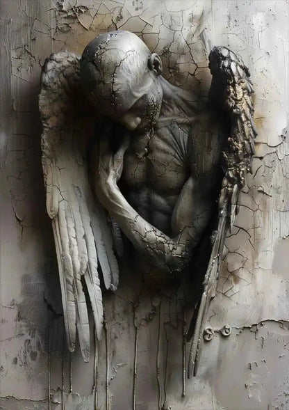 Victoria Style Skull Banquet Fallen Angels Dark Fantasy Art - Pedlar's Attic