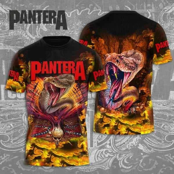 PANTERA! 3D Printed T-shirt for Men and Women