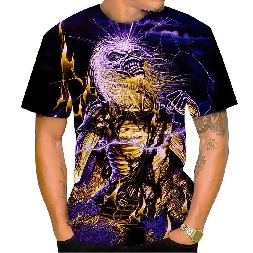 Heavy Metal Fashion Casual Men's Tee - Pedlar's Attic
