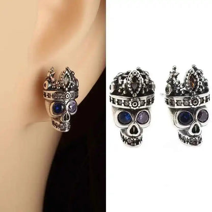 Vintage Simple Small Hoop Earrings Stainless Steel Hypoallergenic Earrings for Men Women Cool Indian Boho Jewelry - Pedlar's Attic