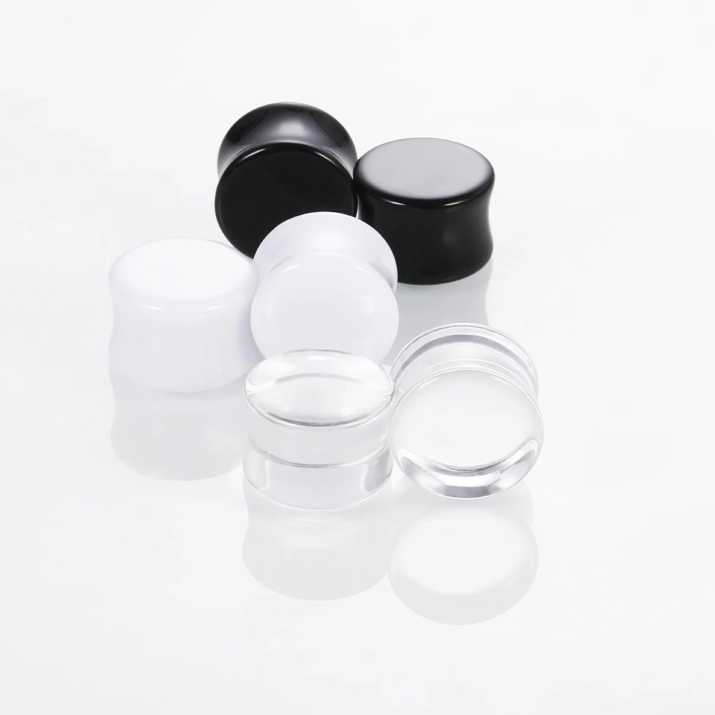 NEW 2Pcs Ear Plugs Tunnels Acrylic - Pedlar's Attic