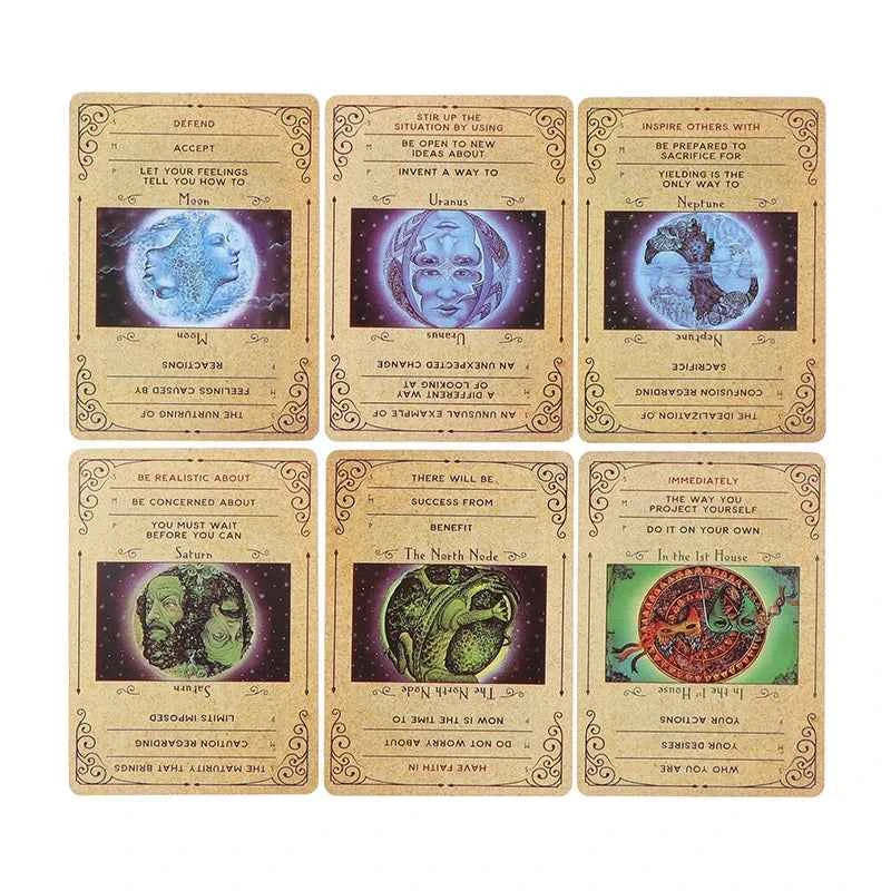 Karma Oracle Tarot Cards Toy  Family Party Leisure Table Game Play Card Fortune Prophecy Telling Divination