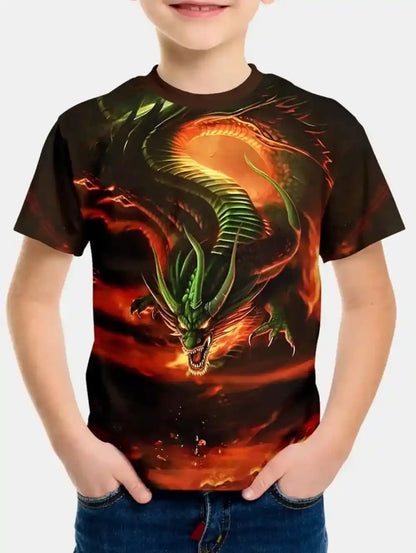 Midnight's Legacy – Kids' Dragon Spirit 3D Tee