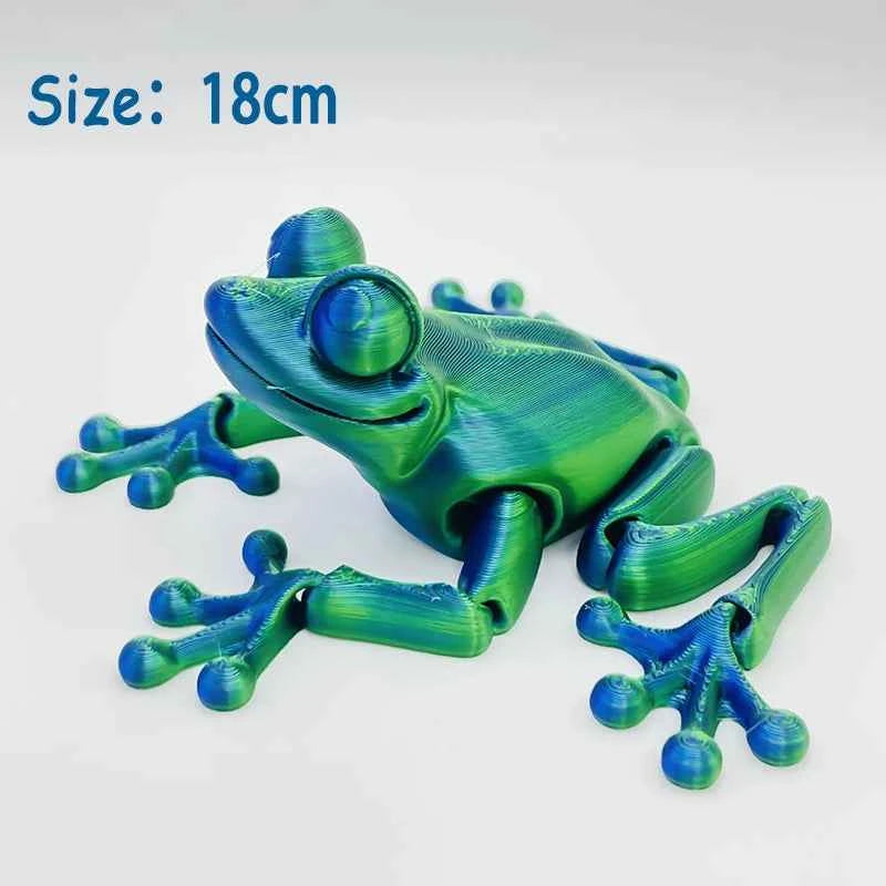 3D Printed Animals Toy Multi-joint Movable Dinosaur Snake Fidget Toy Adults Autism Stress Relief Toys Desktable Decor Kids Gift