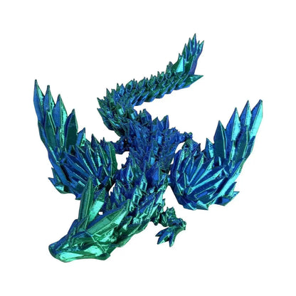 3d Printed Steam Technology Dinosaur Animal Toys Home Room Car Ornaments Joints Can Move Freely Steam Technology Flying Dragon - Pedlar's Attic