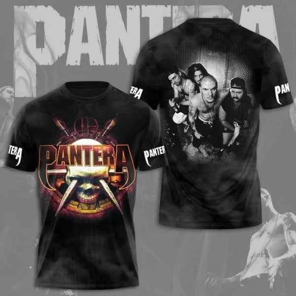 PANTERA! 3D Printed T-shirt for Men and Women