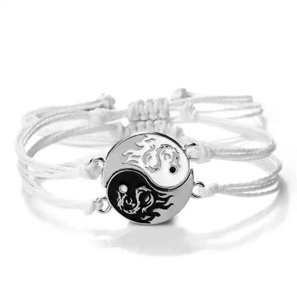 2Pcs/set Dragon Tai Chi Gossip Braided Bracelets lots of styles - Pedlar's Attic