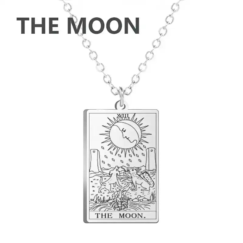 Dawapara Tarot Cards Necklace Women - Pedlar's Attic
