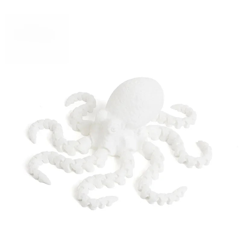 3D Printed Octopus Ornament Creative Animal Landscape Decorations Simulated Octopus Desktop Home Model Party Children's Gift
