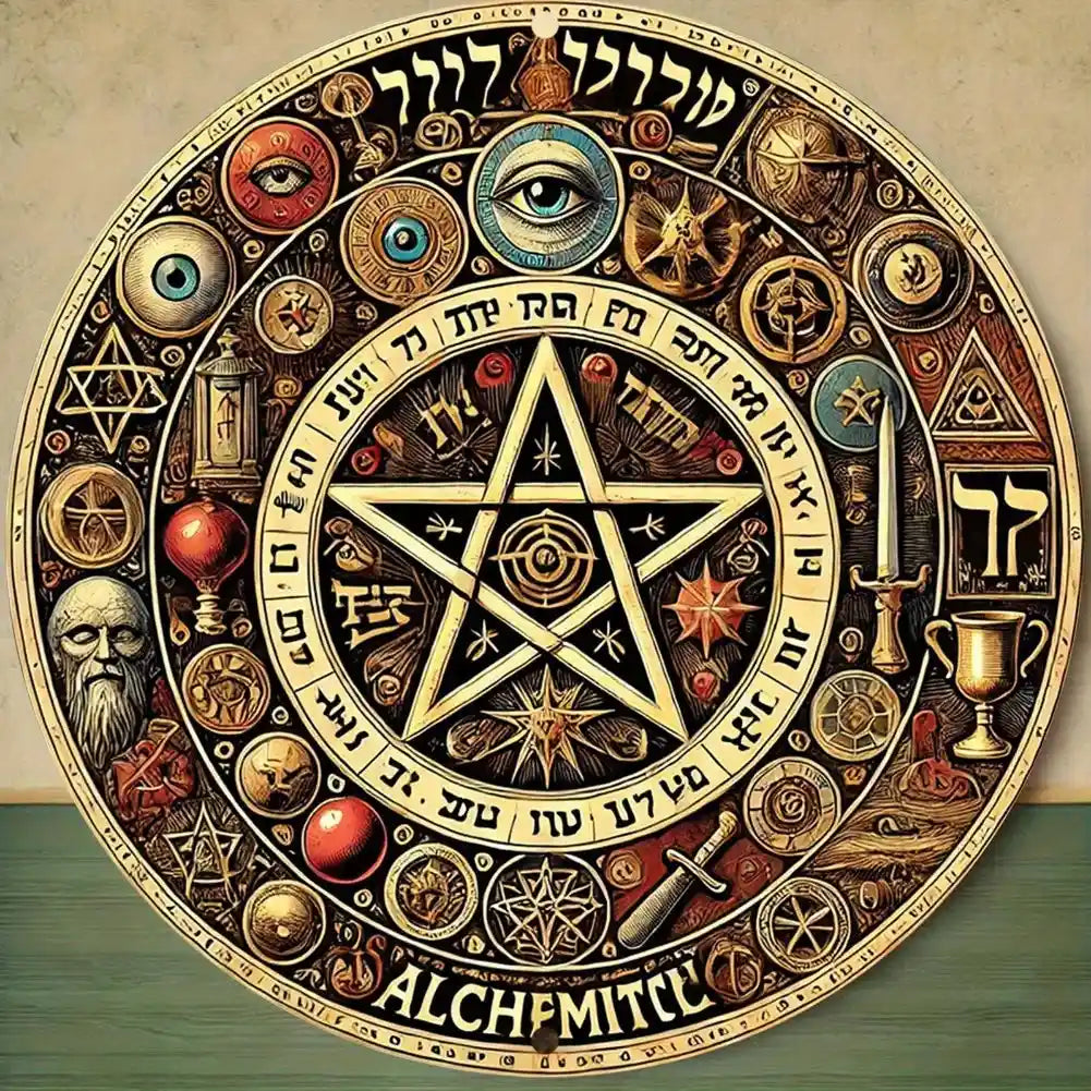 Mystical Golden Star Wall Hanging - Pedlar's Attic