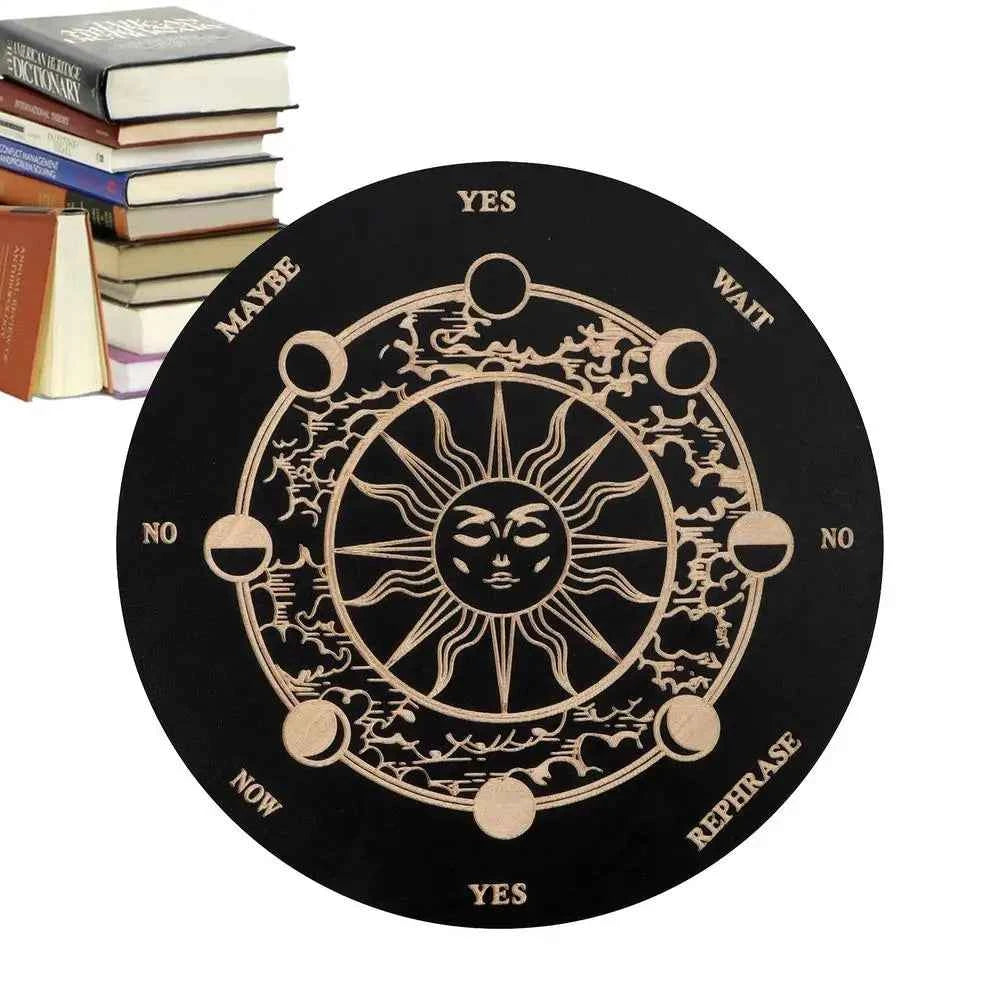 Ouija Spirit Board Wooden Decorative Message Planchette Boards With Letters Spirit Decorations Ouija Board Game For Themed