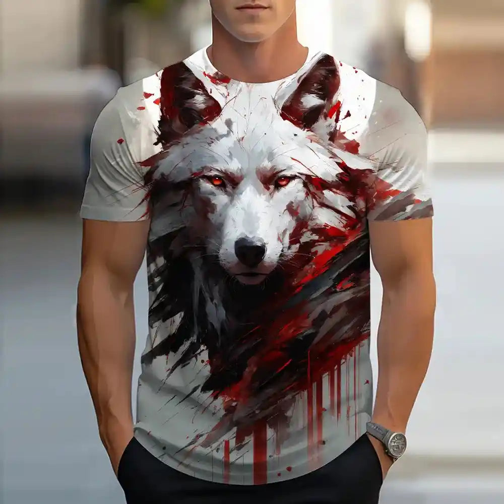 Wild Sovereign – Apex Predator 3D Print Tee