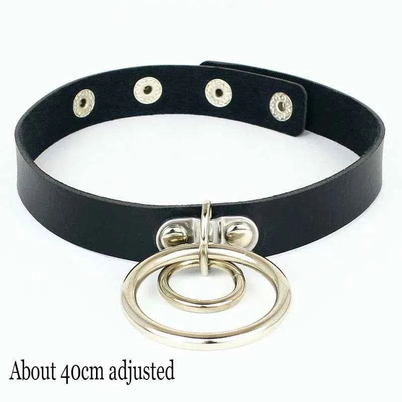 Woman Black Punk Choker Collars Necklaces huge variety