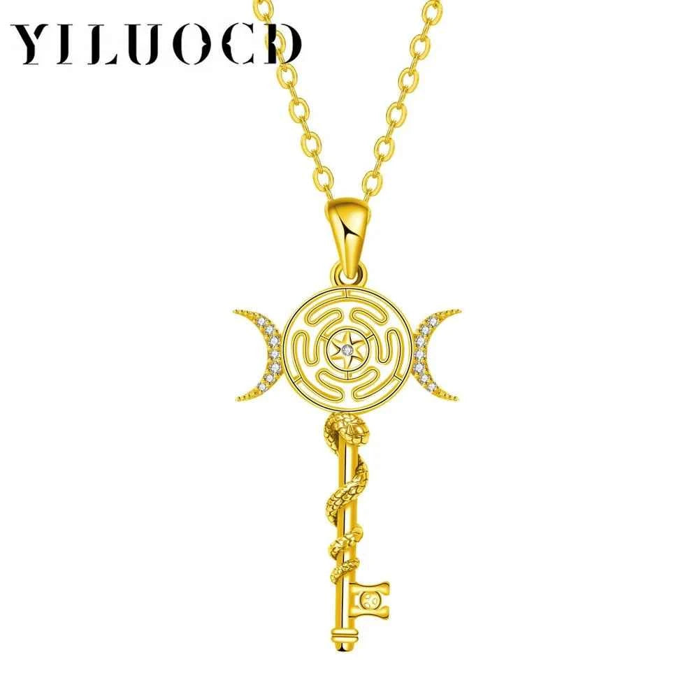 Hekate Wheel Pendant Necklace