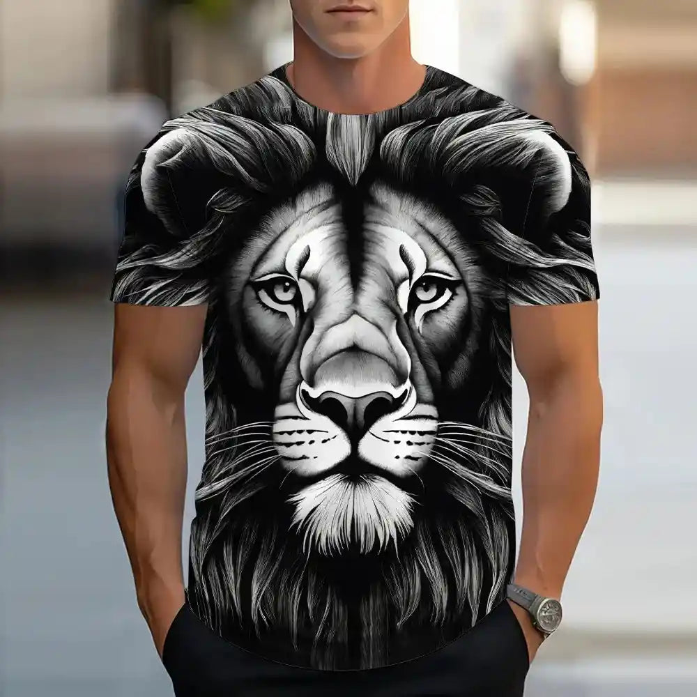 Wild Sovereign – Apex Predator 3D Print Tee
